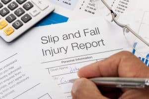who is responsible for a slip and fall accident 