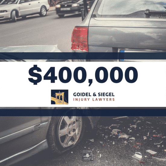 Auto Accident Injury Lawyers Union County. Image of car accident with $400,000 settlement.
