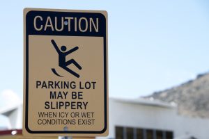 Slip And Fall In Parking Lot